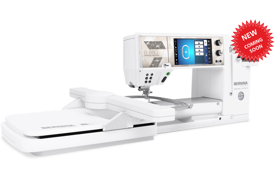 BERNINA 880 PLUS Crystal Edition - Creativity that Shimmers - BERNINA